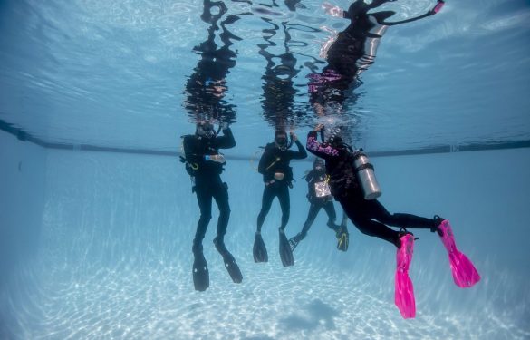 discover scuba diving Málaga beginners pool training
