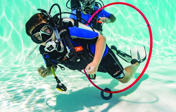 PADI Seal Team Málaga Seal Team kids scuba diving Málaga pool training